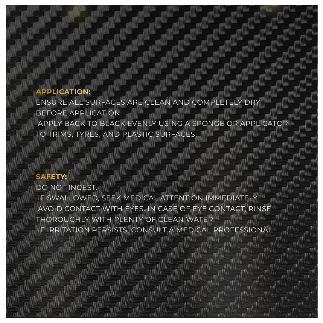 Back To Black - 500ml